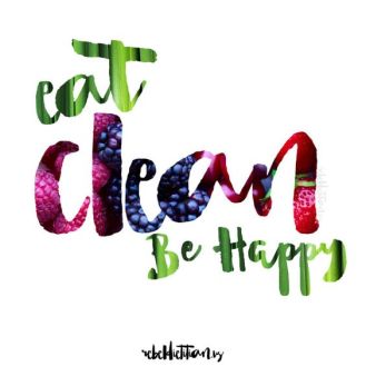 eat clean be happy